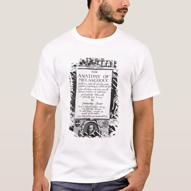 T-shirt L'anatomie de la mélancolie (Devant)
