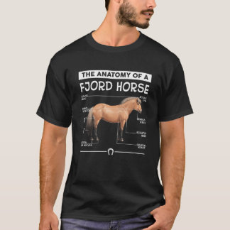 T-shirt L'Anatomie D'Un Cheval De Fjord
