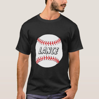 T-shirt Lance de célébration sportive personnalisée avec n