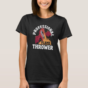 T-shirt Lance-flammes lance-flamme canon à feu lance-flamm