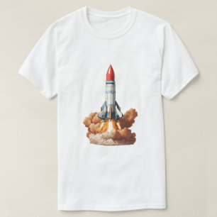 T-shirt Lancement de la fusée spatiale