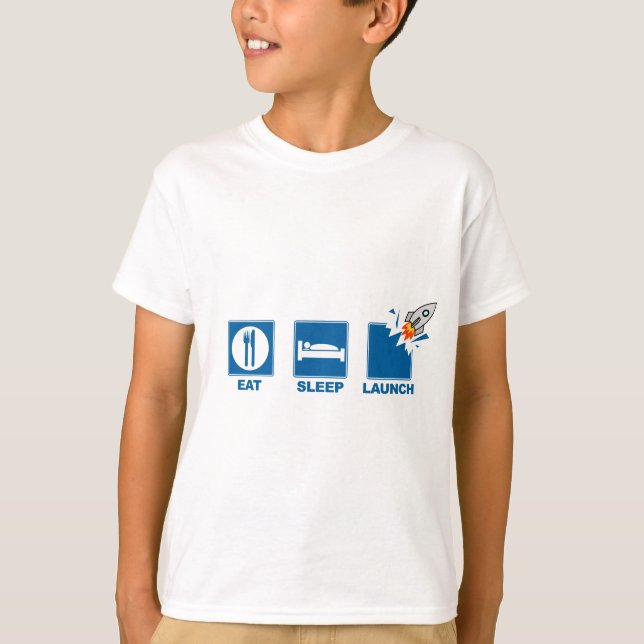 T-shirt Lancement du sommeil de l'alimentation (Devant)