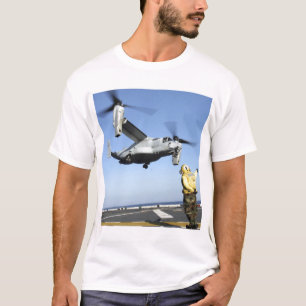 T-shirt Lancements d'un balbuzard MV-22 de l'USS Nassau