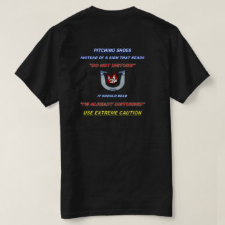 T-shirt Lancer de fer à cheval  Ne pas déranger