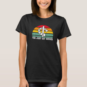T-shirt Lancer de fer à cheval Vous venez de servir de lan