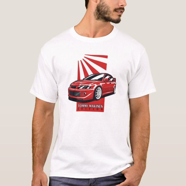 T-shirt Lancer Evo 6 Tommi Makinen Edition (Devant)
