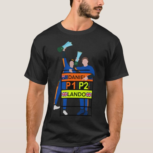 T-shirt Lando Norris et Daniel Ricciardo - Monza 2021 Cl (Devant)