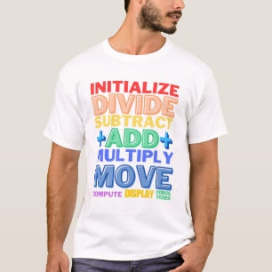 T-shirt Langage de programmation Cobol Verbes de base