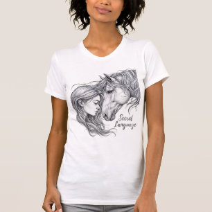 T-shirt Langage Secret : Chuchoter dans la Crinière