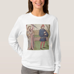 T-shirt L'ange de l'amour apparaissant à un amant dans le