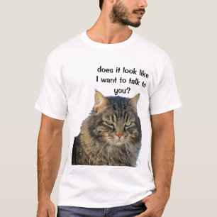 T-shirt L'ange grincheux ne veut pas parler