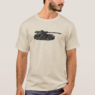 T-shirt Langue alphabétique phonétique du char de l'armée 