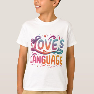 T-shirt Langue de l'amour