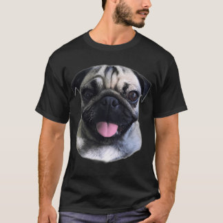 T-shirt langue de pug