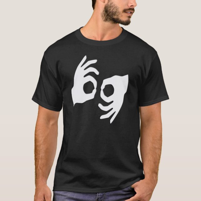 T-shirt langue des signes (Devant)