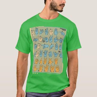 T-shirt Langue des signes américaine 14