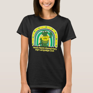 T-shirt Langue des signes arc-en-ciel