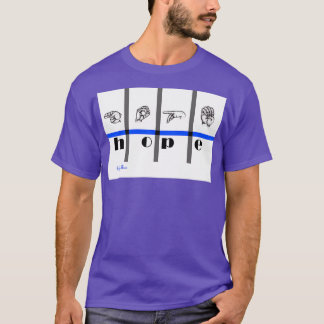 T-shirt Langue des signes Art Hope 2