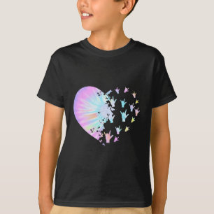 T-shirt Langue des signes Coeur support Tendance Sourde se