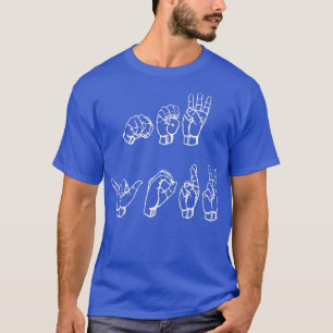 T-shirt Langue des signes de New York