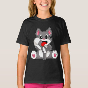 T-shirt Langue du chat
