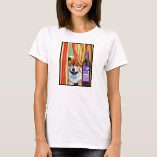 T-shirt LANGUE POURPRE PINOT par Sandra Miller