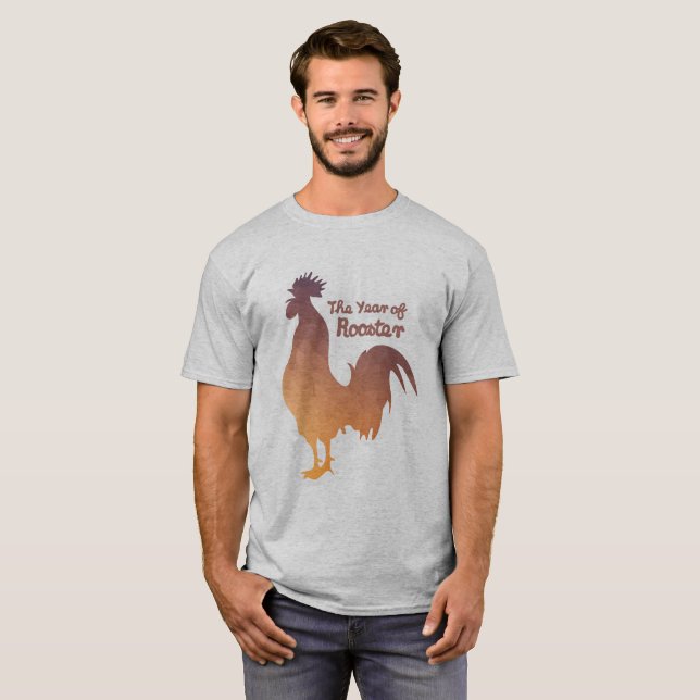 T-shirt L'année du coq (Devant entier)