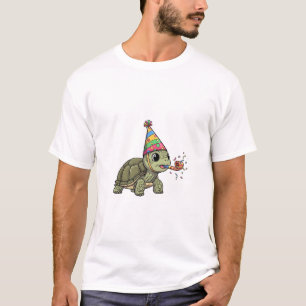 T-shirt L'anniversaire de Party Turtle