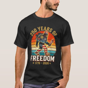 T-shirt l'anniversaire des 250 ans d'Amérique bigfoot libe