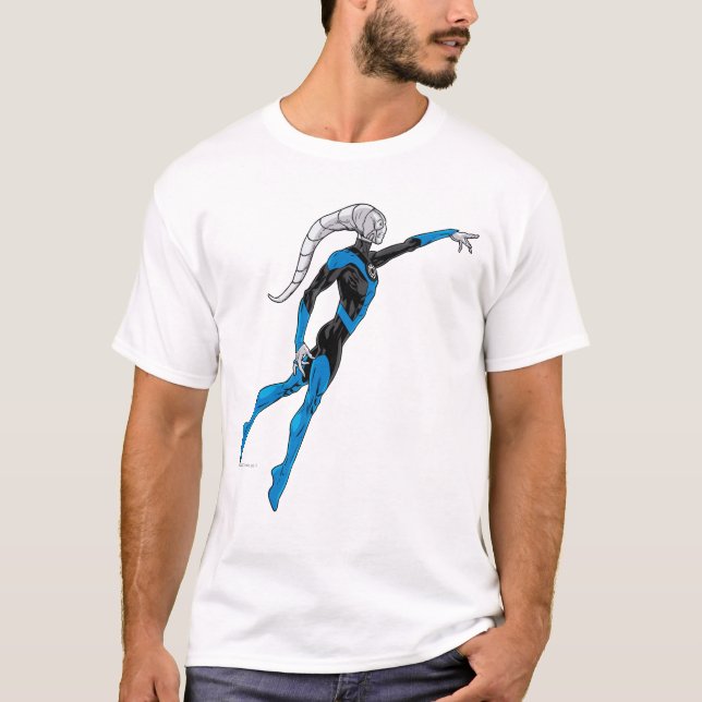 T-shirt Lanterne bleue 10 (Devant)