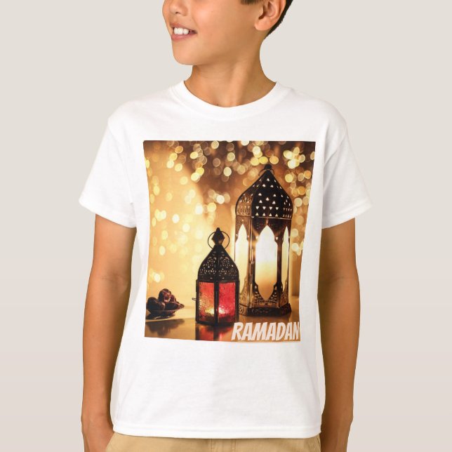 T-shirt lanterne du Ramadan. (Devant)
