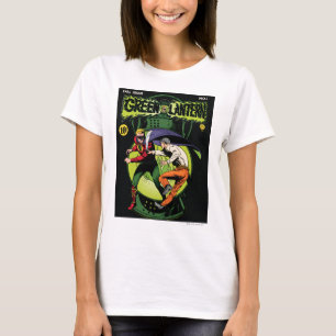 T-shirt Lanterne verte avec cape en combat