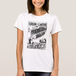 T-shirt Lanterne verte dans les fossés, noirs et blancs
