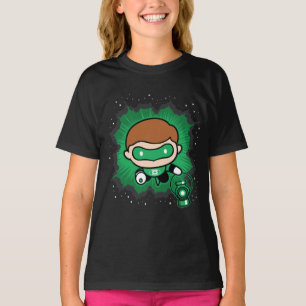 T-shirt Lanterne verte de Chibi qui traverse l'espace