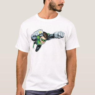 T-shirt Lanterne Verte - Entièrement Rendu, Volant À Droit