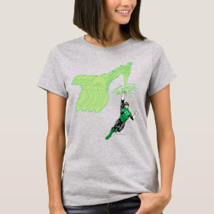 T-shirt Lanterne verte - entièrement rendue, avec la