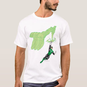 T-shirt Lanterne verte - entièrement rendue, avec la