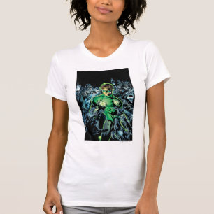 T-shirt Lanterne verte entourée - couleur