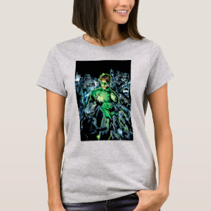 T-shirt Lanterne verte entourée - Couleur
