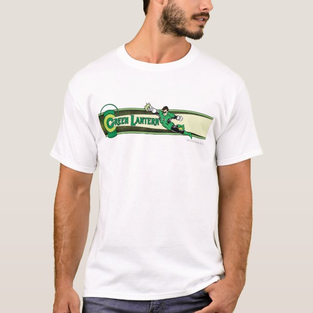 T-shirt Lanterne verte et logo (Devant)