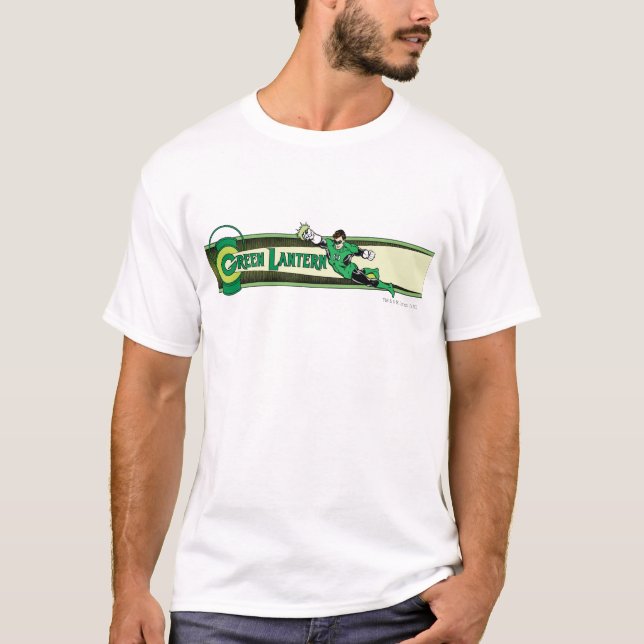 T-shirt Lanterne verte et logo (Devant)