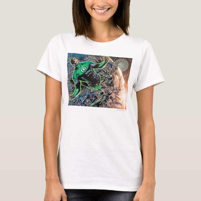 T-shirt Lanterne verte et lune (Devant)