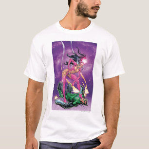 T-shirt Lanterne verte et saphir étoile - Couleur