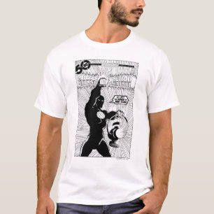 T-shirt Lanterne verte - Lanterne brillante, noire et blan