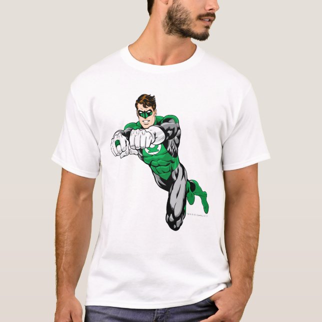 T-shirt Lanterne verte - Les deux bras en avant (Devant)
