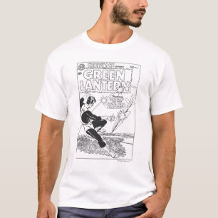T-shirt Lanterne Verte - missile Runaway, noir et blanc