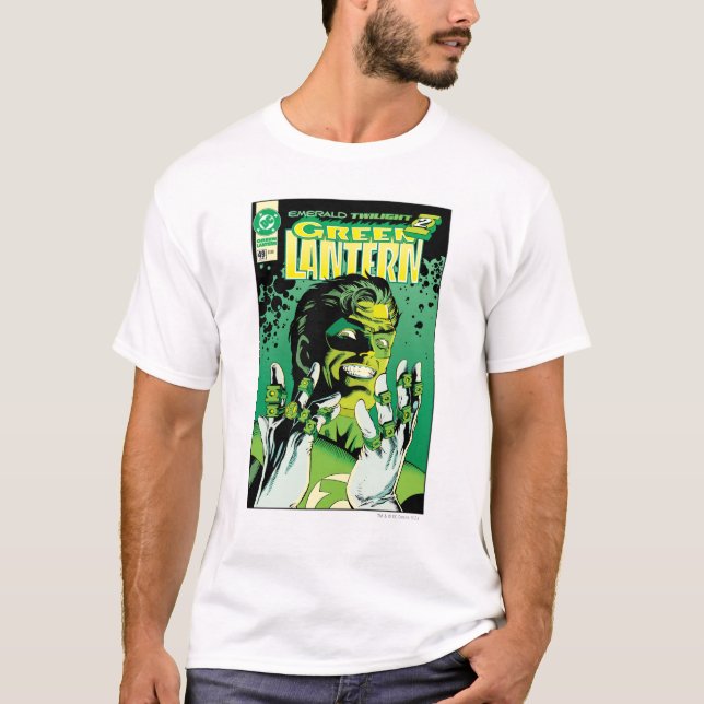 T-shirt Lanterne verte - Nombreuses Cercles (Devant)