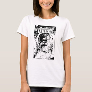 T-shirt Lanterne verte - Nombreux anneaux, noir et blanc