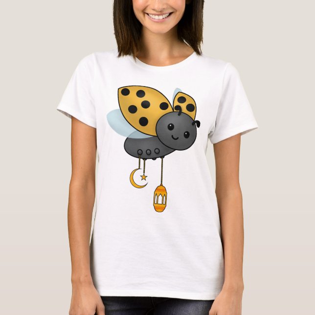 T-shirt Lanternes Ramadan Ladybug (Devant)