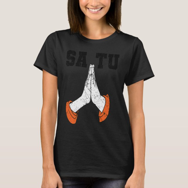 T-shirt Laos Laotien Drapeau Fière Sa Tu Mains Béni Pr (Devant)